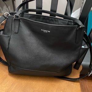 Coach Saffiano Leather Baby Diaper Travel Handbag